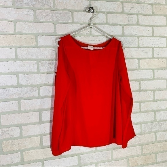 Kaileigh Stitch Fix NWT Rosella Cold Shoulder Top Size S - Picture 2 of 10